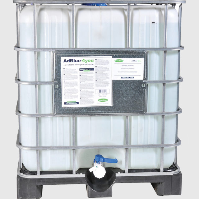 GreenChem AdBlue4You 1000Liters IBC with Manual or electrical pump.