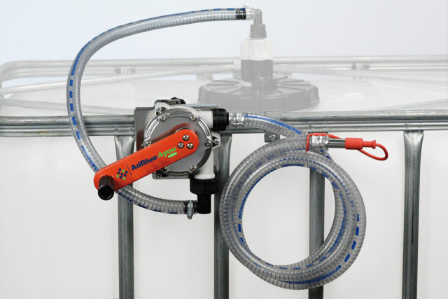 GreenChem AdBlue4you rotary pump for IBC