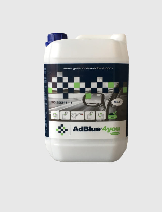 5l Canister of AdBlue by GreenChem AdBlue4you