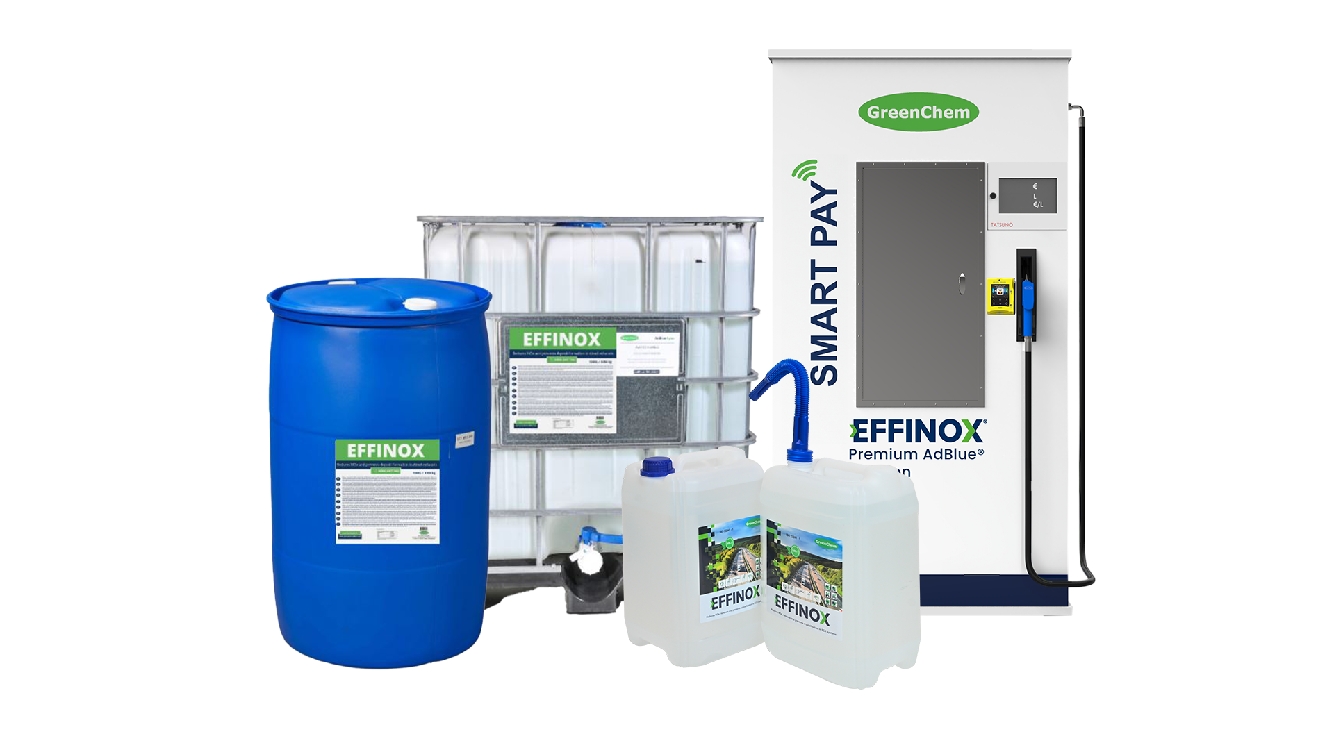 Effinox AdBlue products with dispensing station